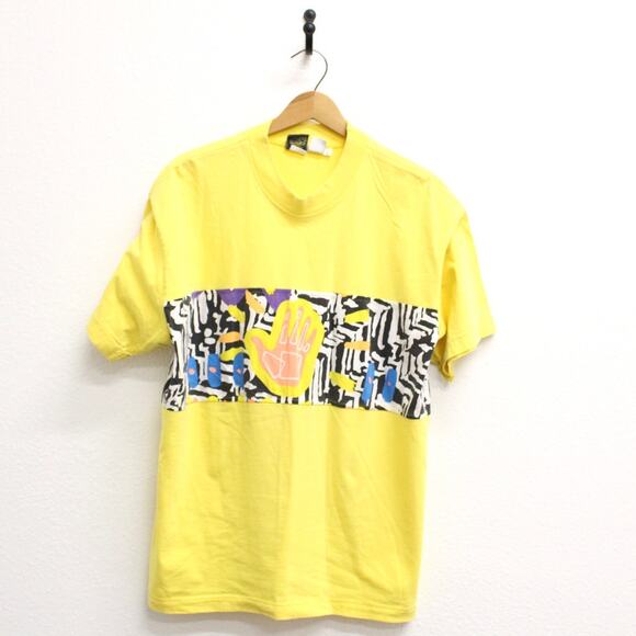 Vintage Body Glove Abstract T Shirt Large - Picture 1 of 7